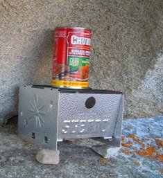 sterno stove in city of rocks